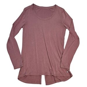 Shambhala Dusty Rose Long Sleeve Athletic Top